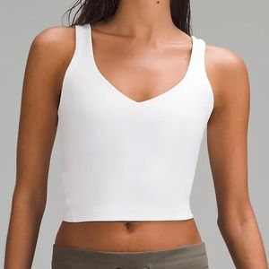 White Lululemon Align Tank
